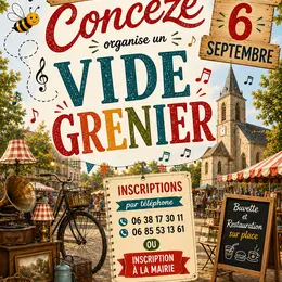 Vide-grenier à Concèze