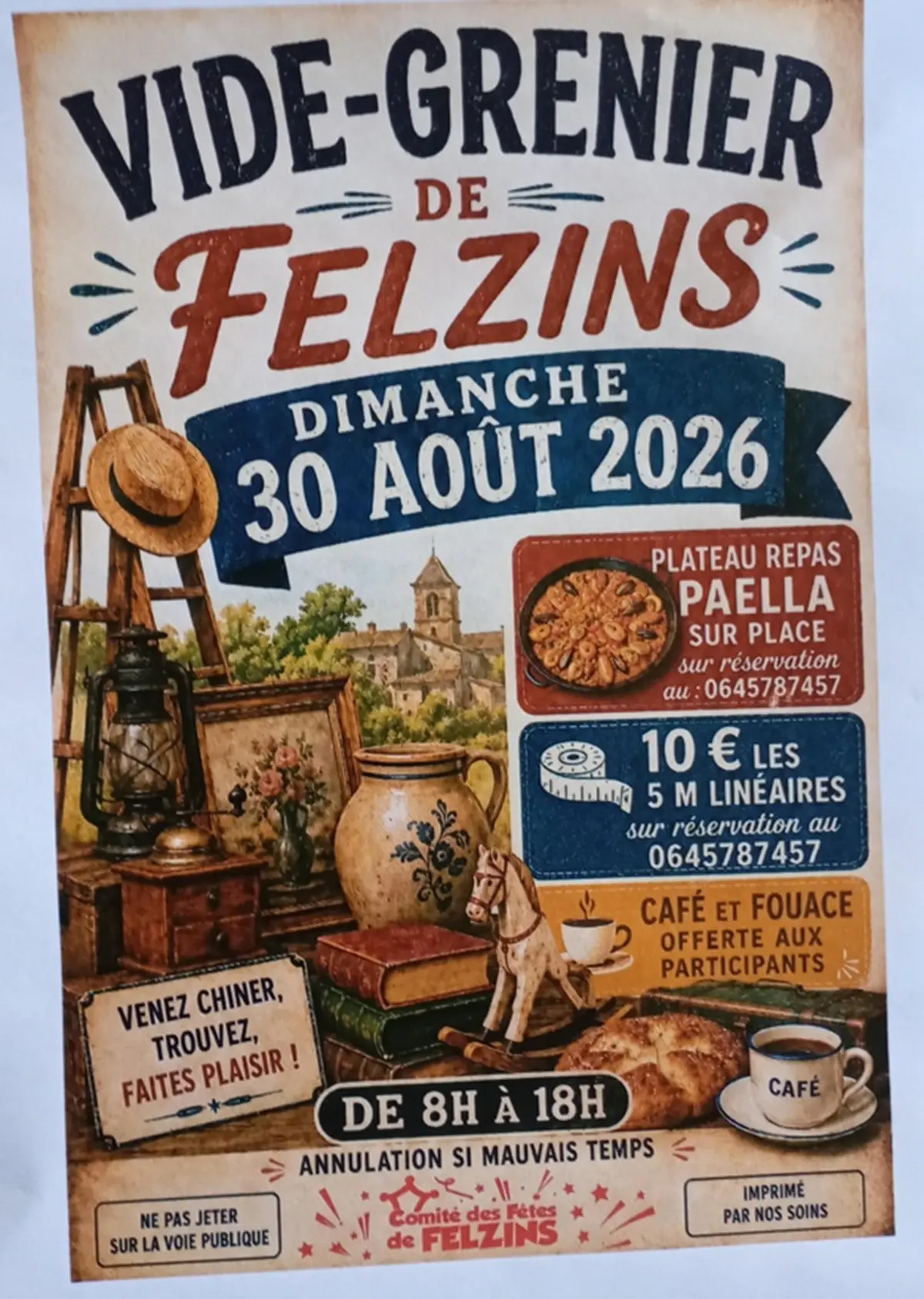 Vide-grenier à Felzins