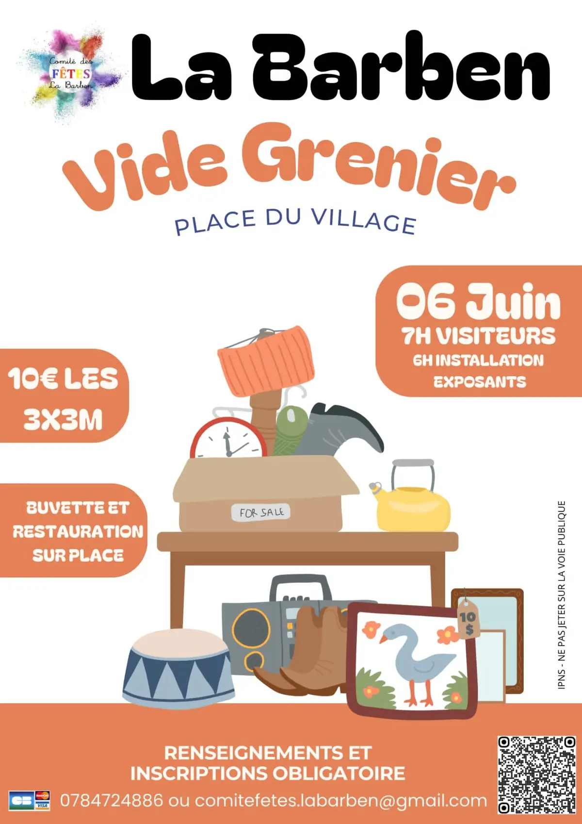 Vide-grenier à La Barben