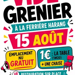 Vide-grenier à La Ferrière-Harang