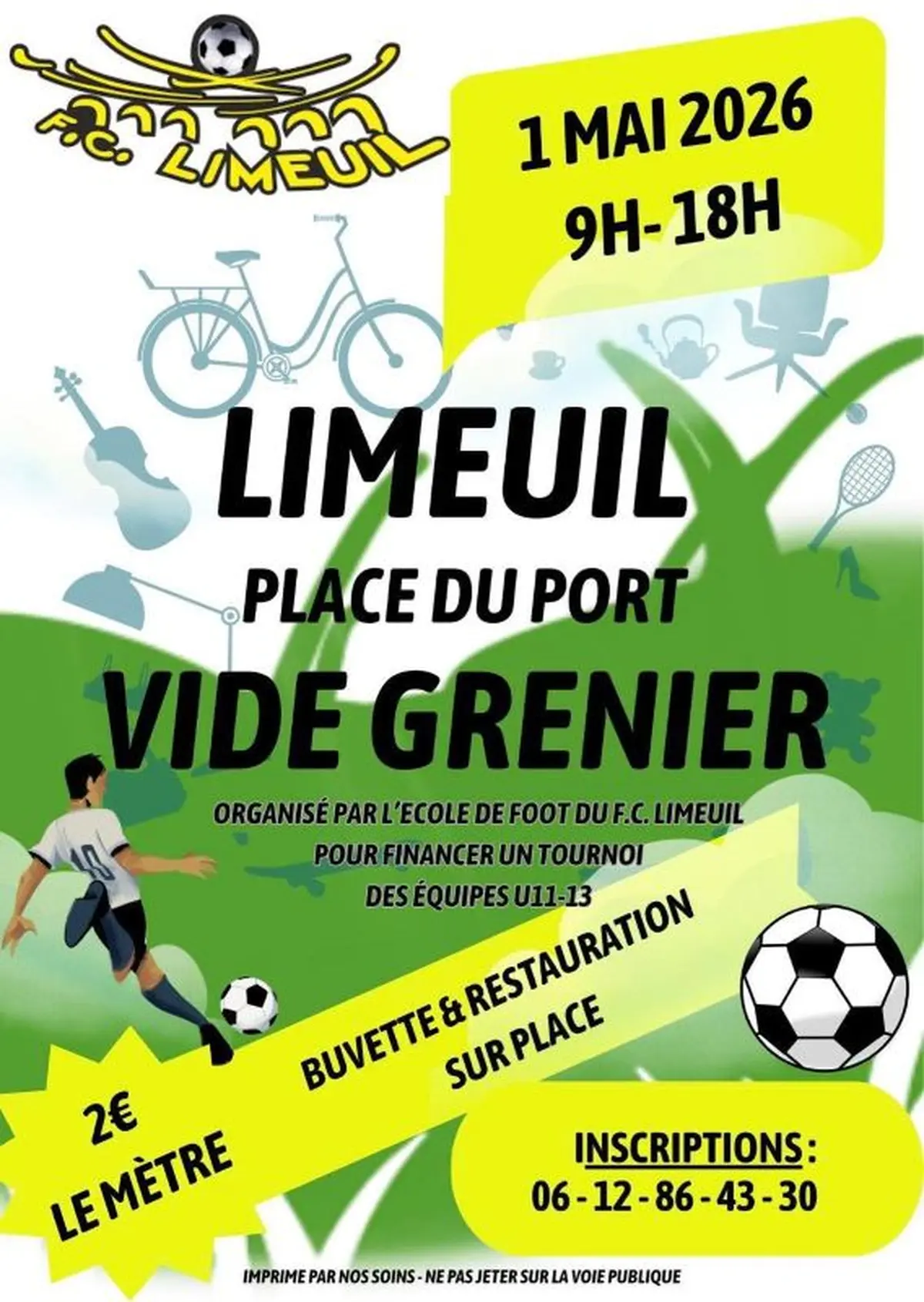 Vide grenier à Limeuil