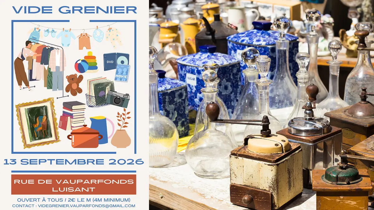 Vide grenier à Luisant