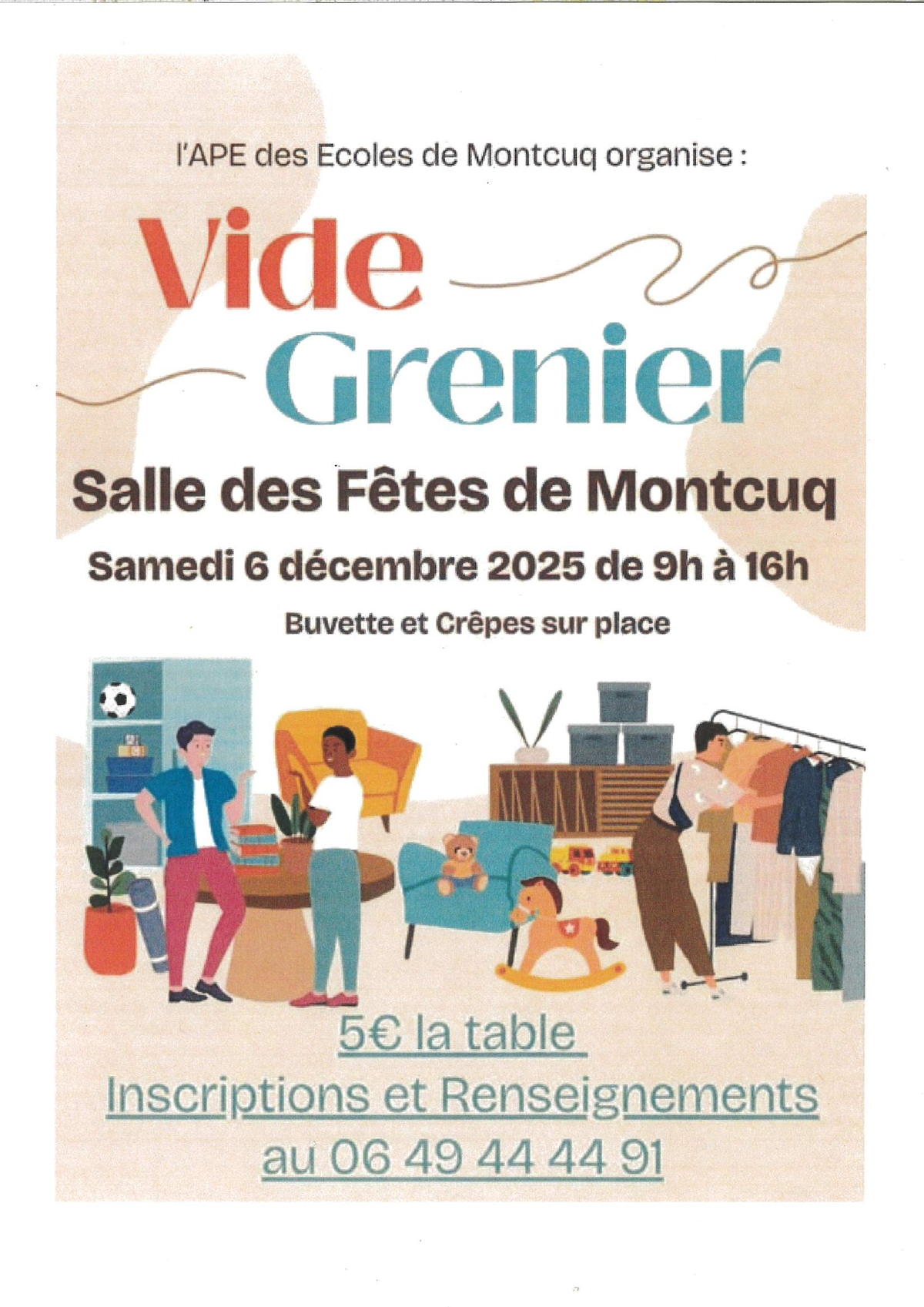 Vide-grenier à Montcuq
