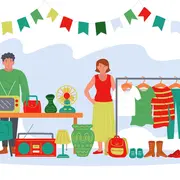 Vide grenier à Montfaucon