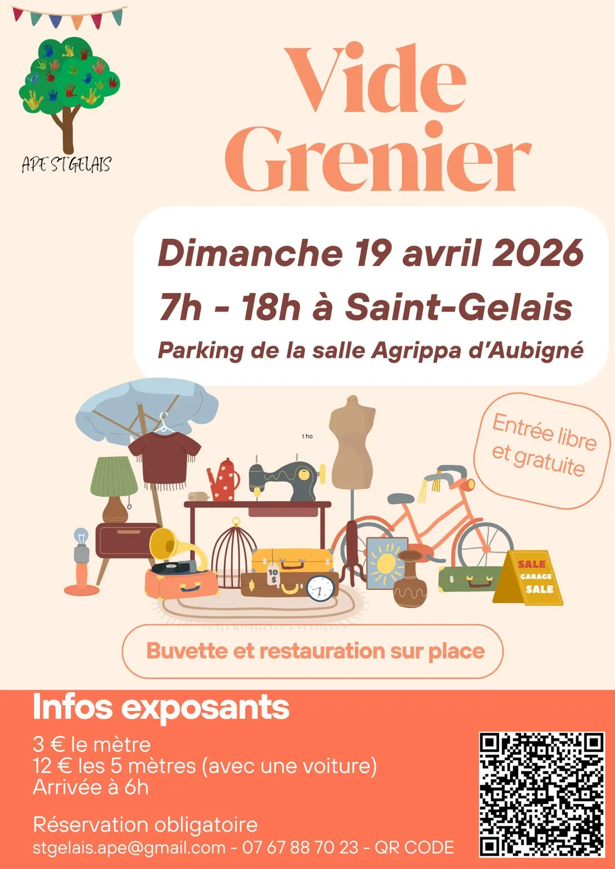 Vide Grenier à Saint-Gelais