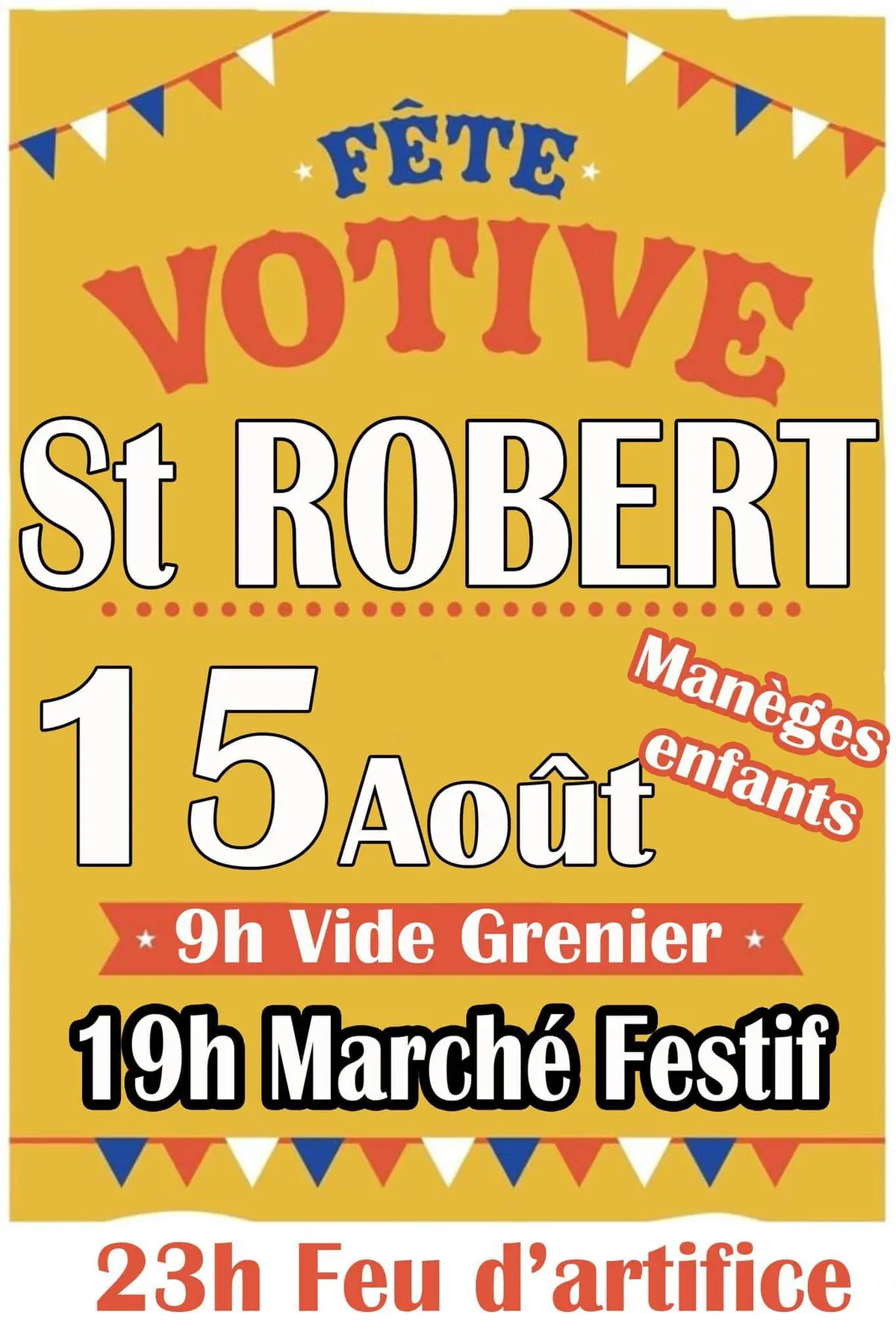 Vide grenier à Saint-Robert