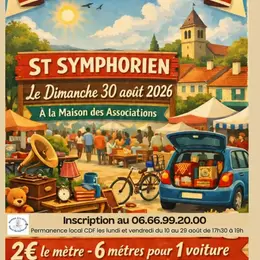 Vide-grenier à Saint-Symphorien
