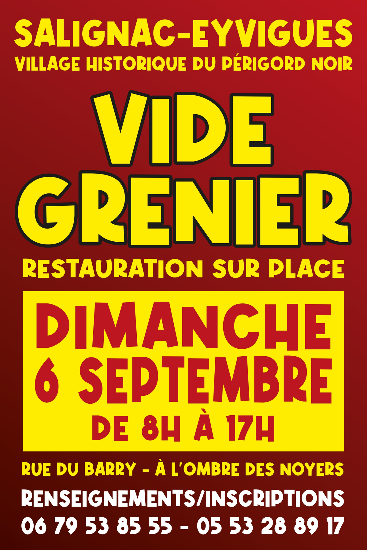 Vide-grenier à Salignac - Village Historique du Périgord Noir
