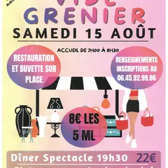 Vide-grenier à Sauzeau (près de Moncontour)