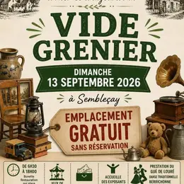 Vide-grenier à Sembleçay