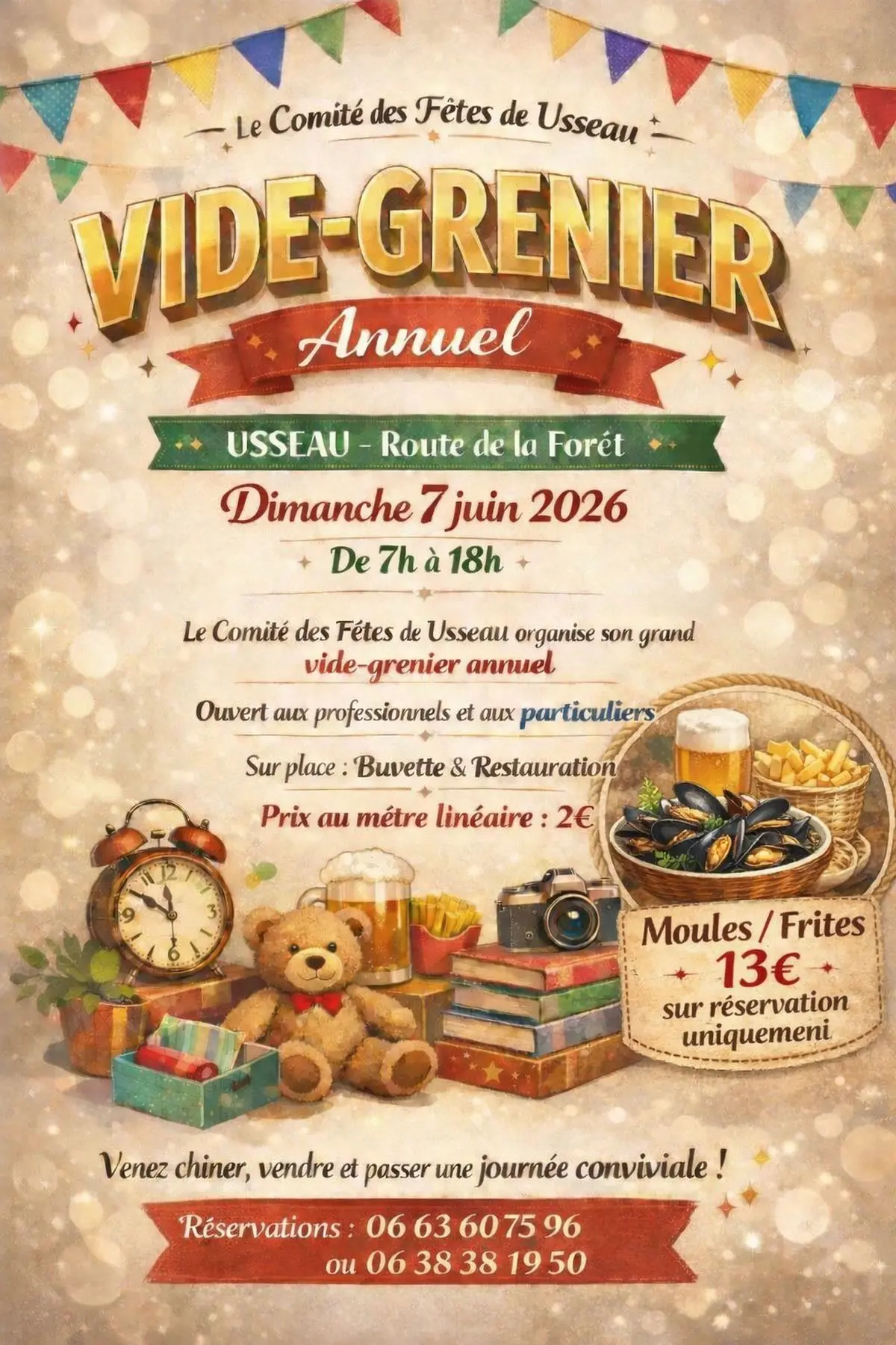 Vide-grenier annuel – Usseau