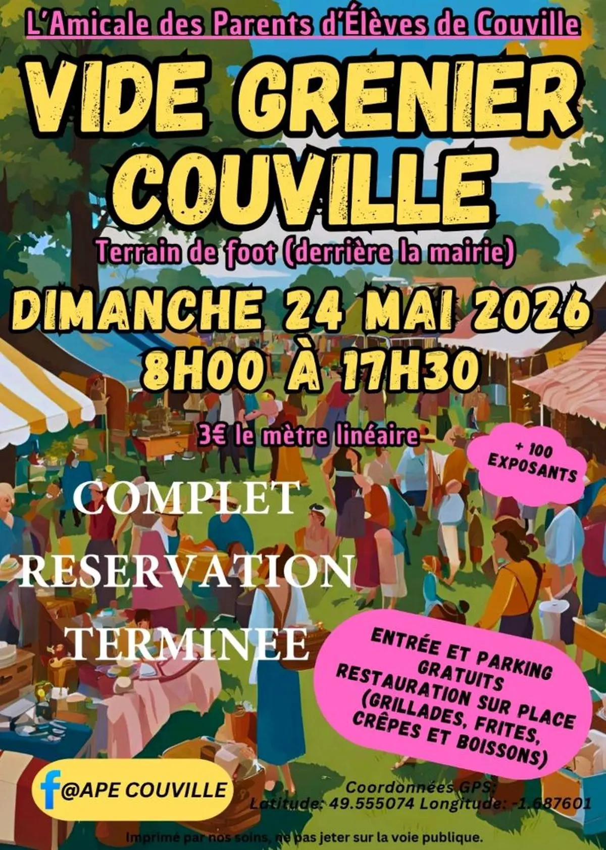 Vide-grenier APE Couville
