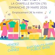 Vide grenier APE La Chapelle-Baton/St Christophe