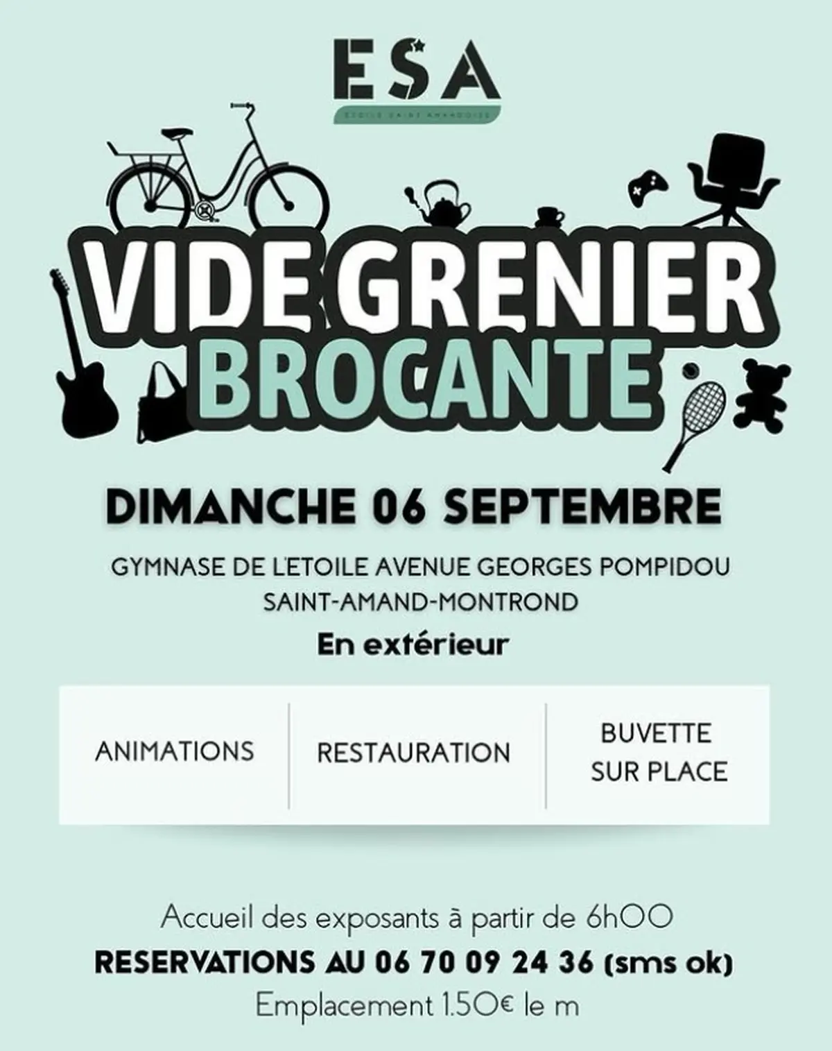 Vide-grenier - Brocante de l'Etoile Saint-Amandoise