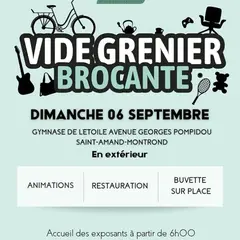 Vide-grenier - Brocante de l'Etoile Saint-Amandoise