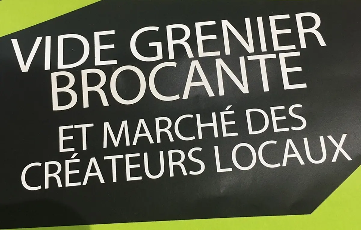 Vide grenier brocante et marché de créateurs locaux