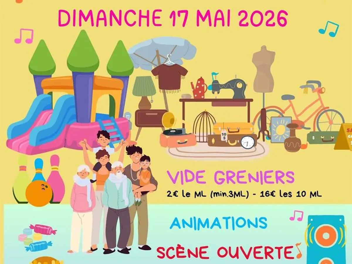 vide grenier : Charmes en Folie