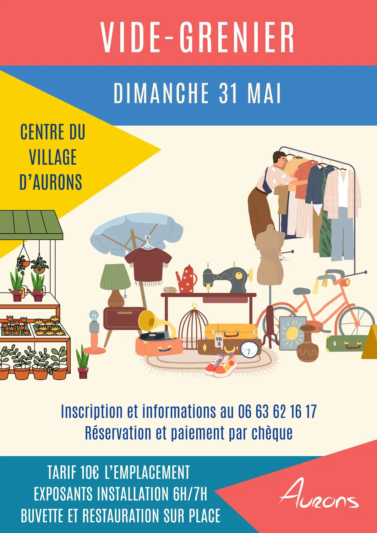 Vide-grenier d'Aurons