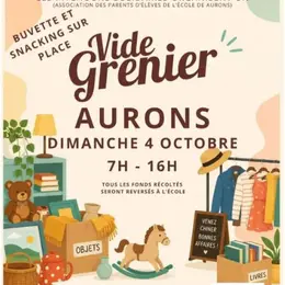 Vide-grenier d'Aurons - Annulé