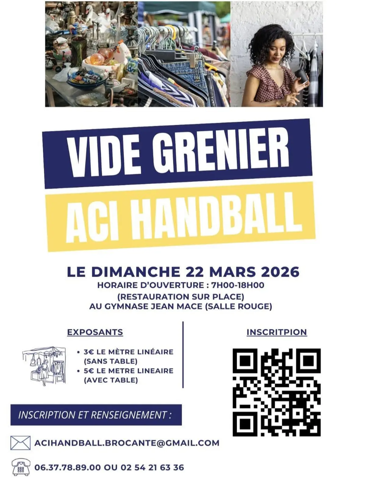 Vide Grenier de l'ACI Handball