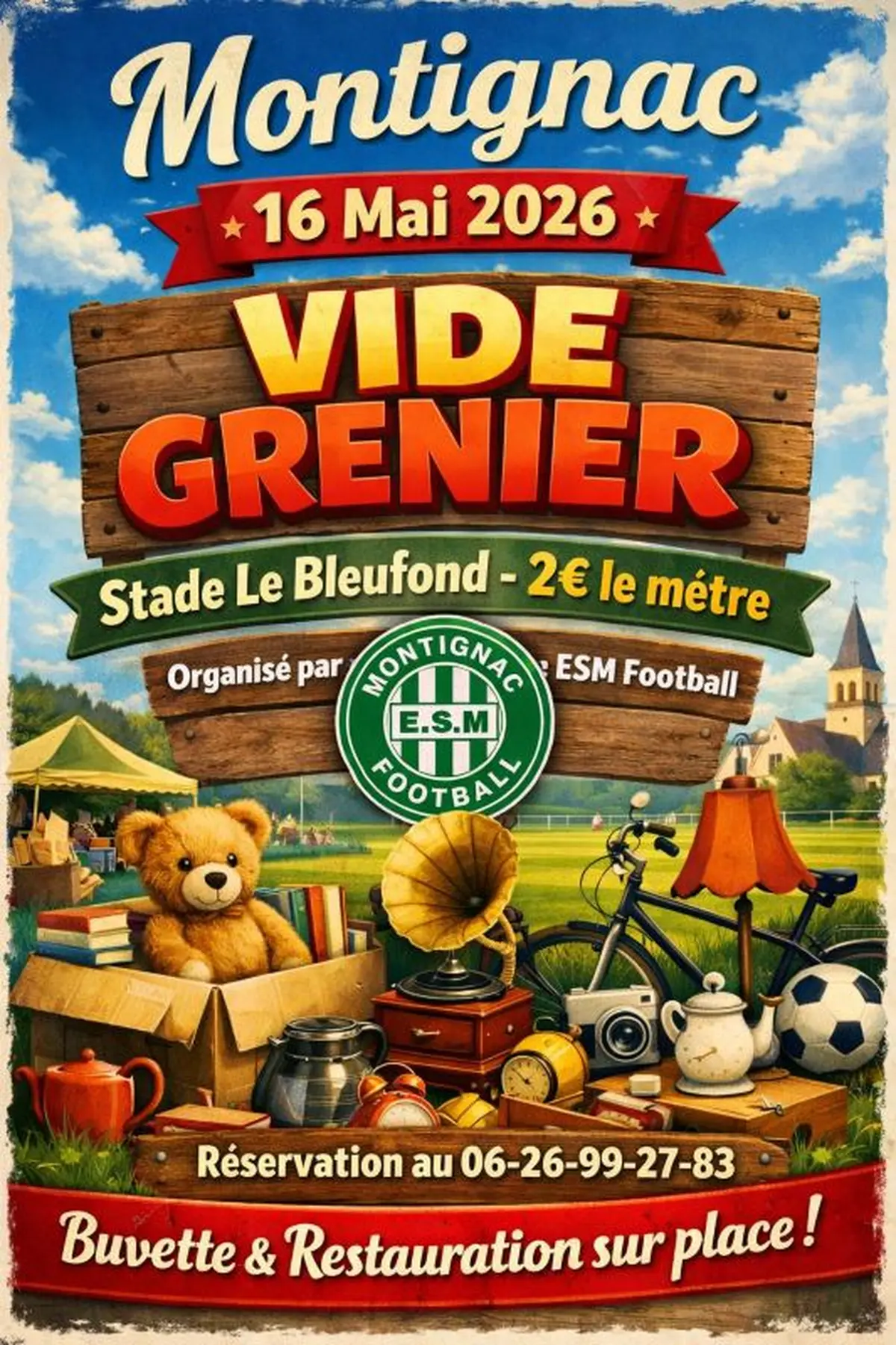 Vide grenier de l'ESM football club