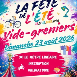 Vide grenier de la Fête de l'été