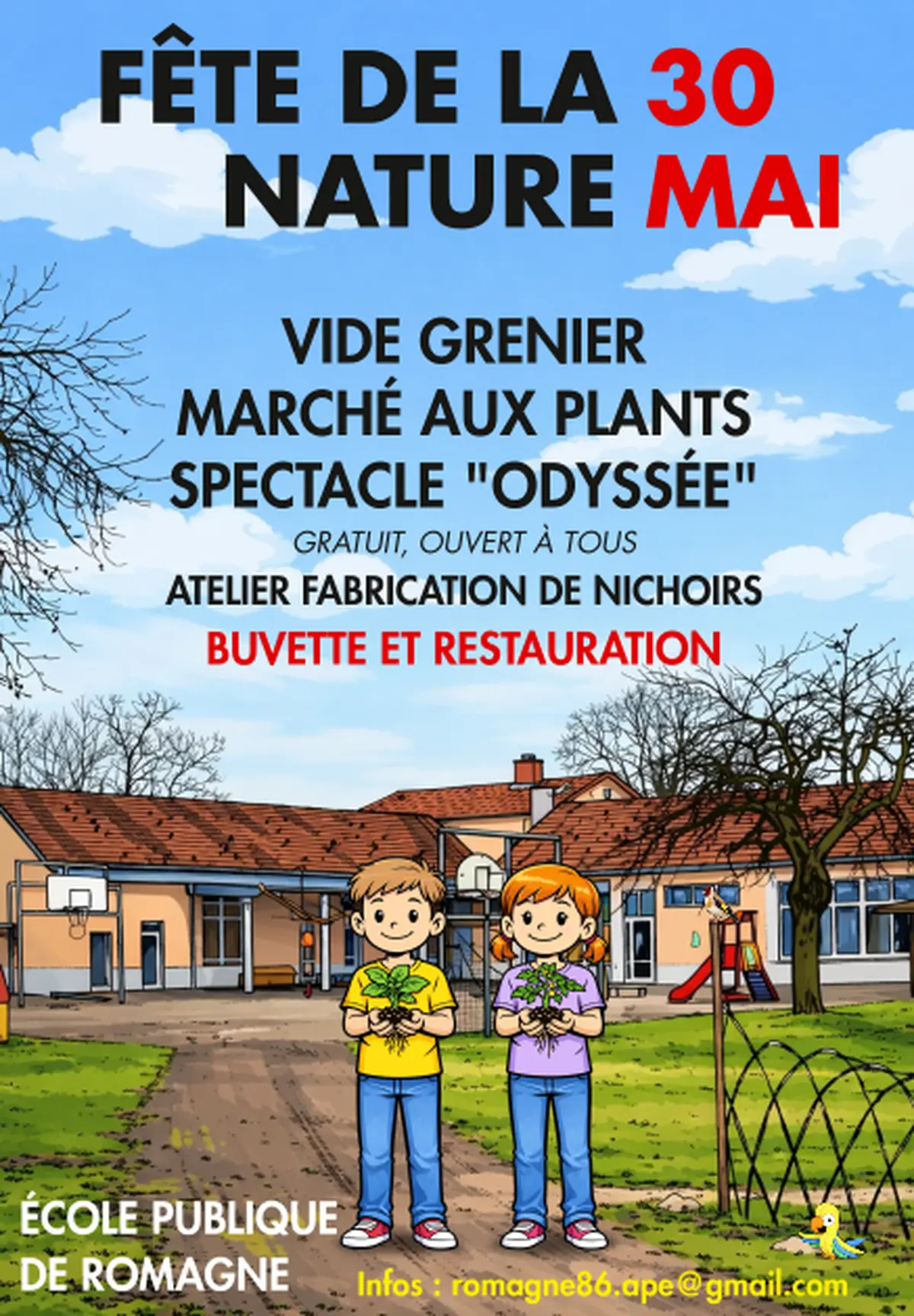 Vide grenier de la Fête de la Nature
