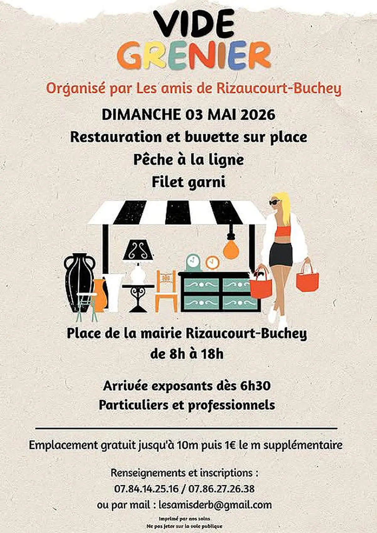 Vide-grenier de Rizaucourt Buchey