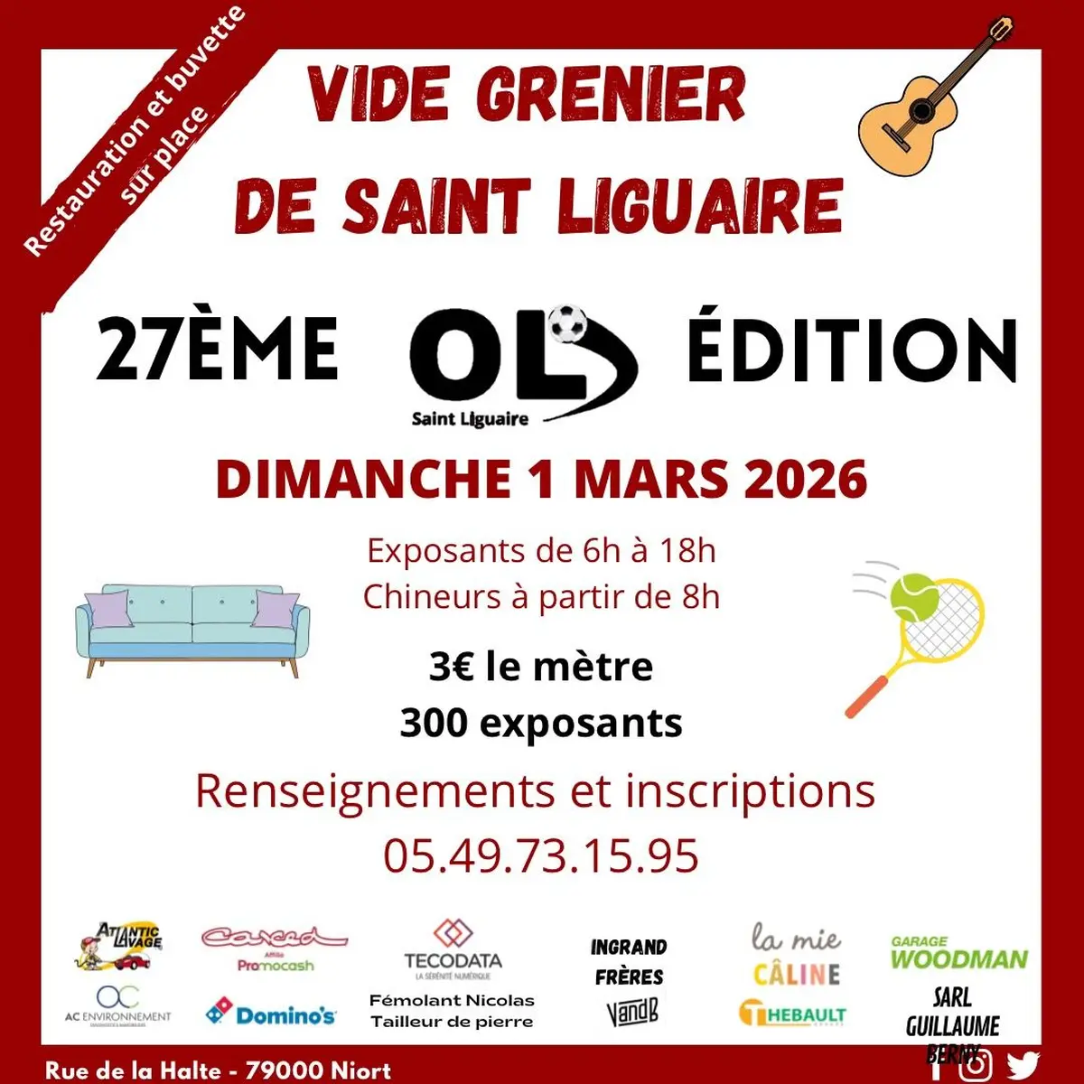 Vide grenier de Saint Liguaire