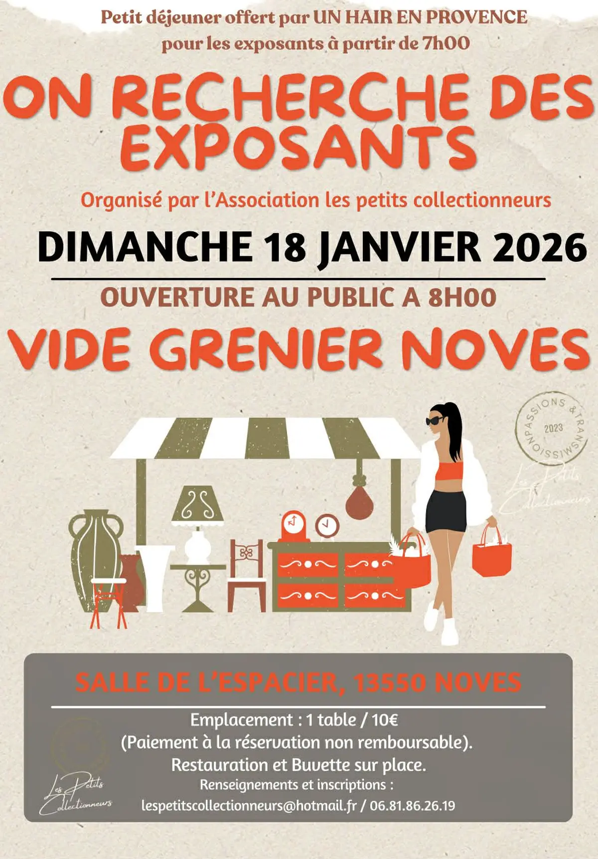 Vide grenier des Petits collectionneurs