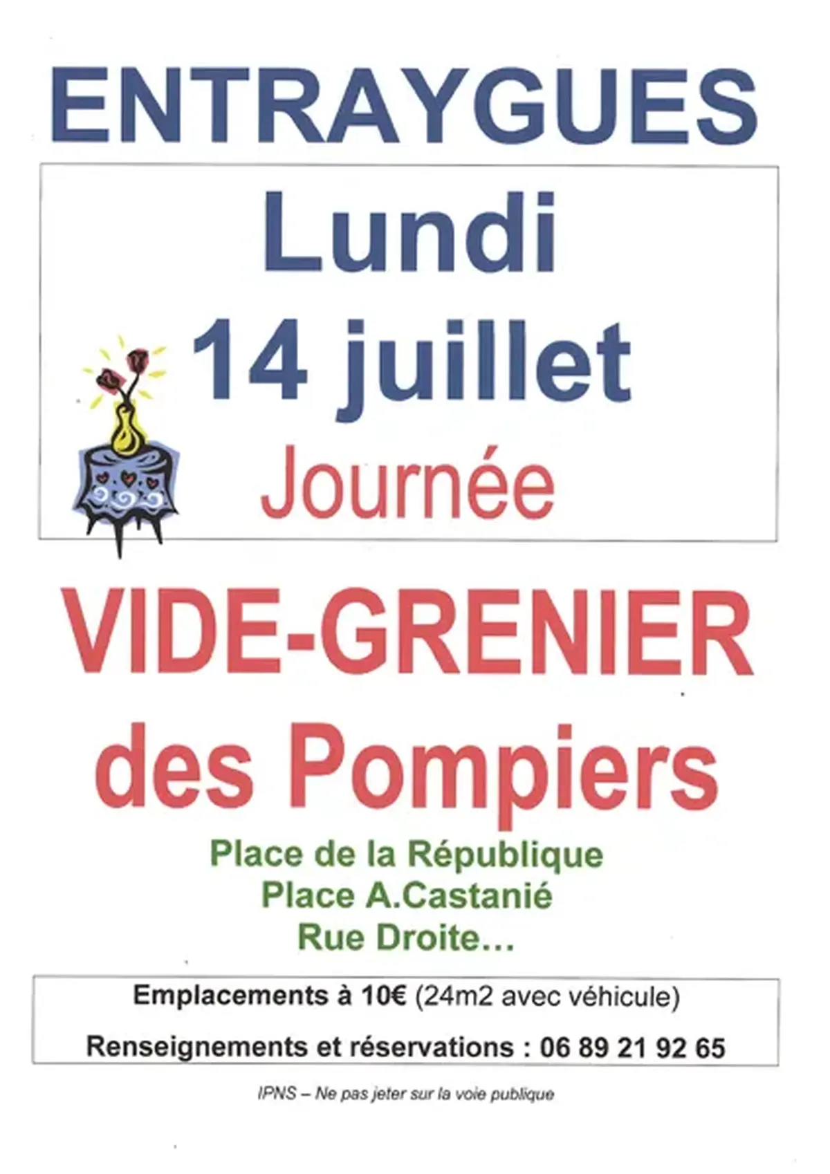 Vide-grenier des pompiers