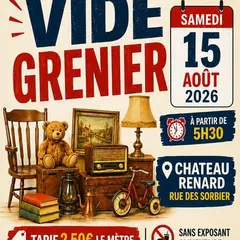 Vide grenier des Pompiers de Château Renard