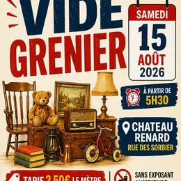 Vide grenier des Pompiers de Château Renard