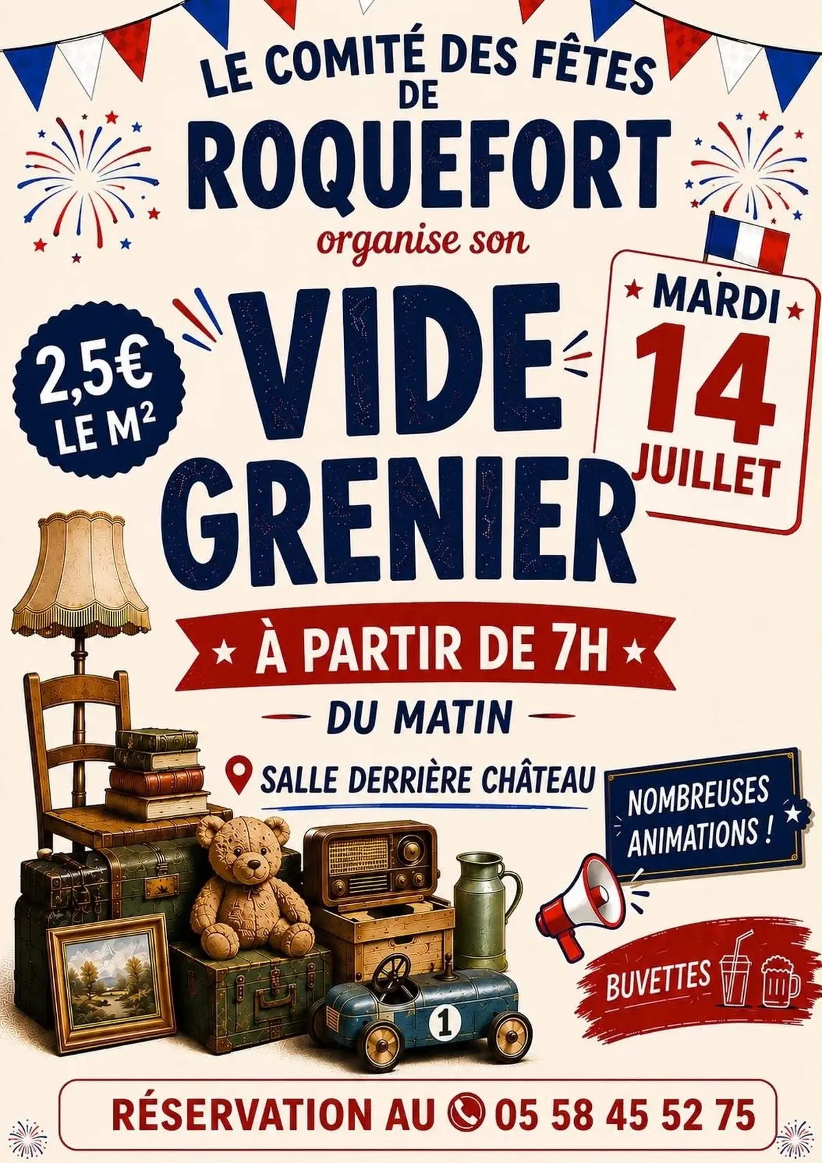 Vide-grenier du 14 juillet
