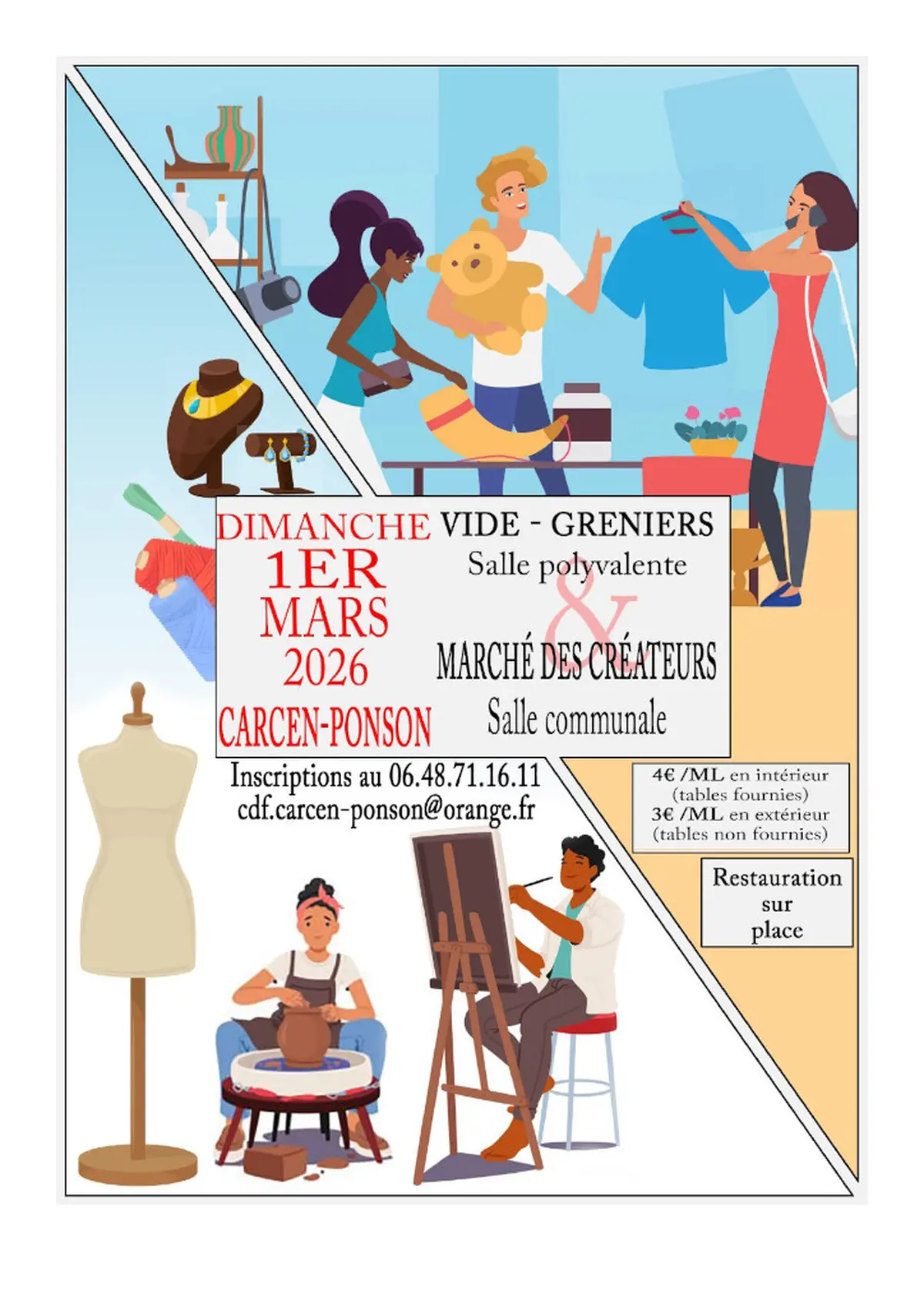 Vide Grenier du comité des fêtes