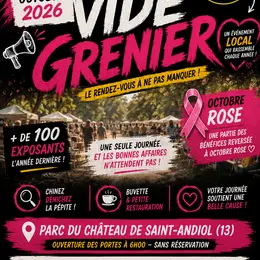 Vide-grenier du Cyclo-Club en soutien à Octobre Rose