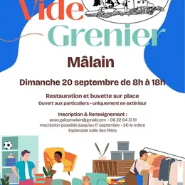 Vide grenier du Galop Malain