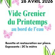 Vide grenier du printemps au bord de la dordogne