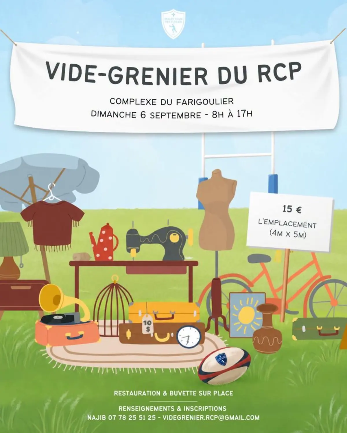 Vide grenier du Rugby Club Pertusien