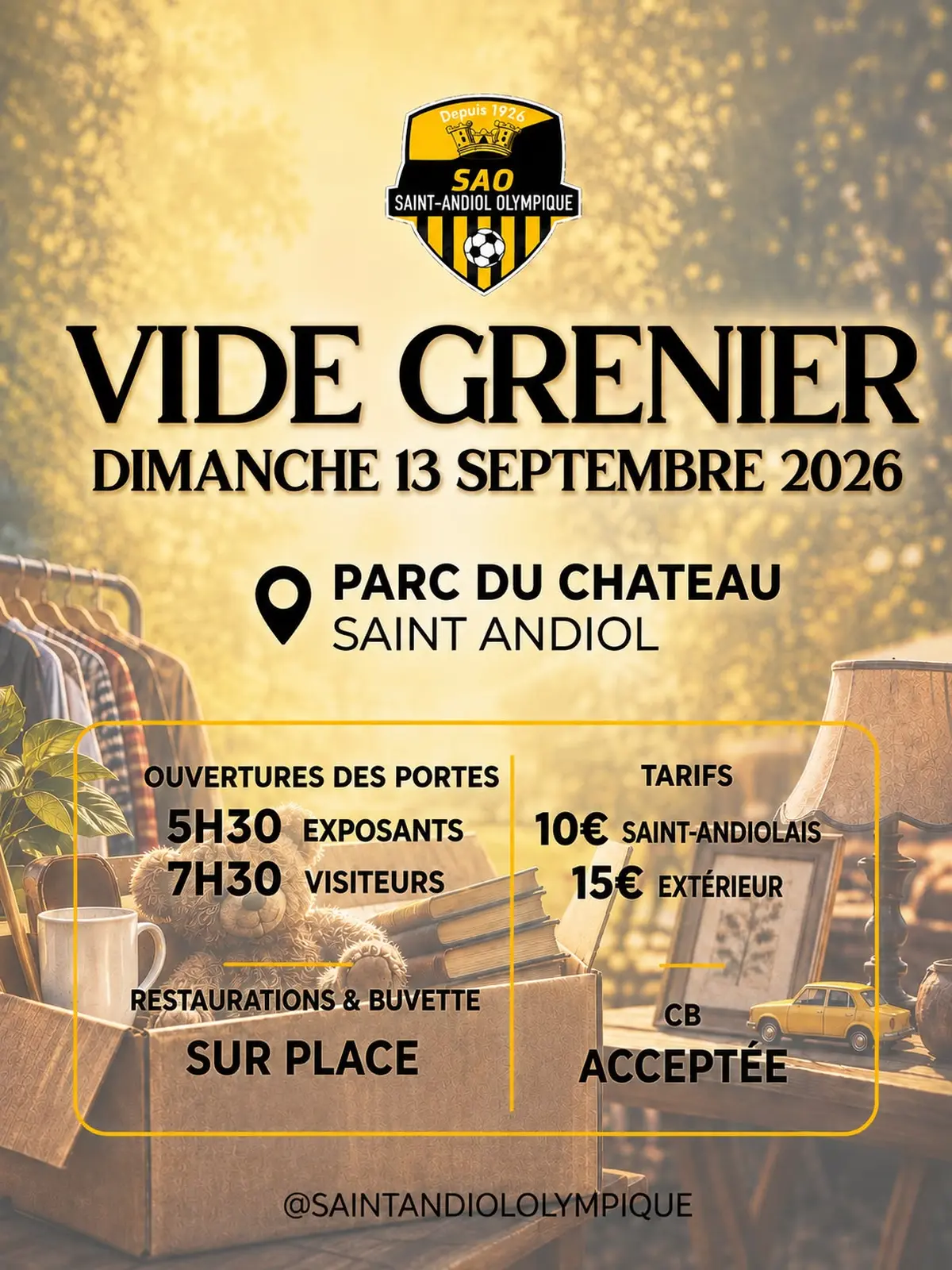 Vide-grenier du S.A.O.