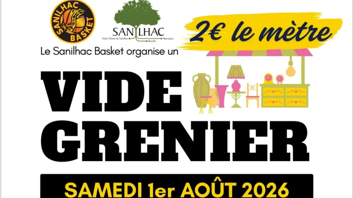 Vide-grenier du SAS Sanilhac Basket