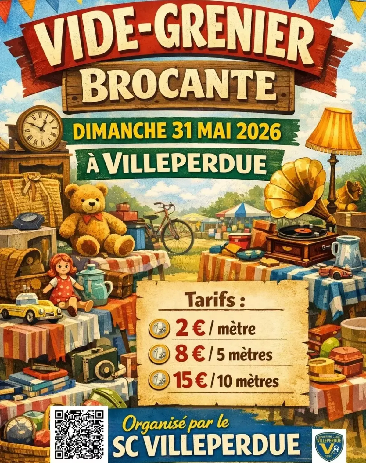 Vide-grenier du SC Villeperdue