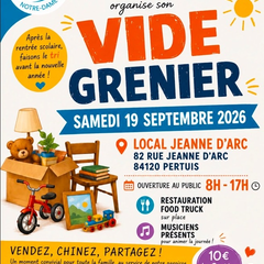 Vide grenier du secteur Pastoral de Pertuis