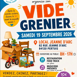 Vide grenier du secteur Pastoral de Pertuis