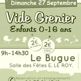Vide Grenier (enfants 0-16 ans) Le Bugue