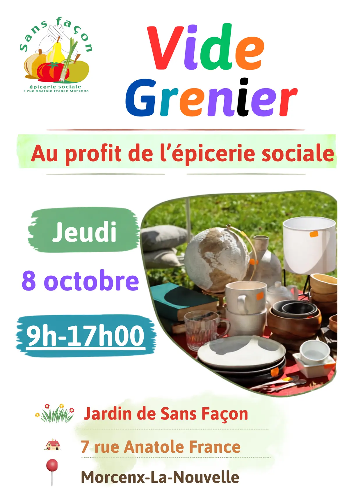 Vide Grenier - Épicerie sociale sans façon