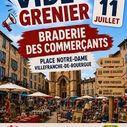 Vide-grenier et braderie des commerçants