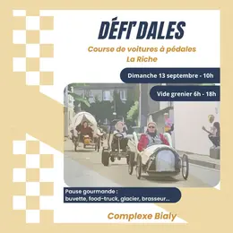 Vide-grenier et course de voitures à pédales