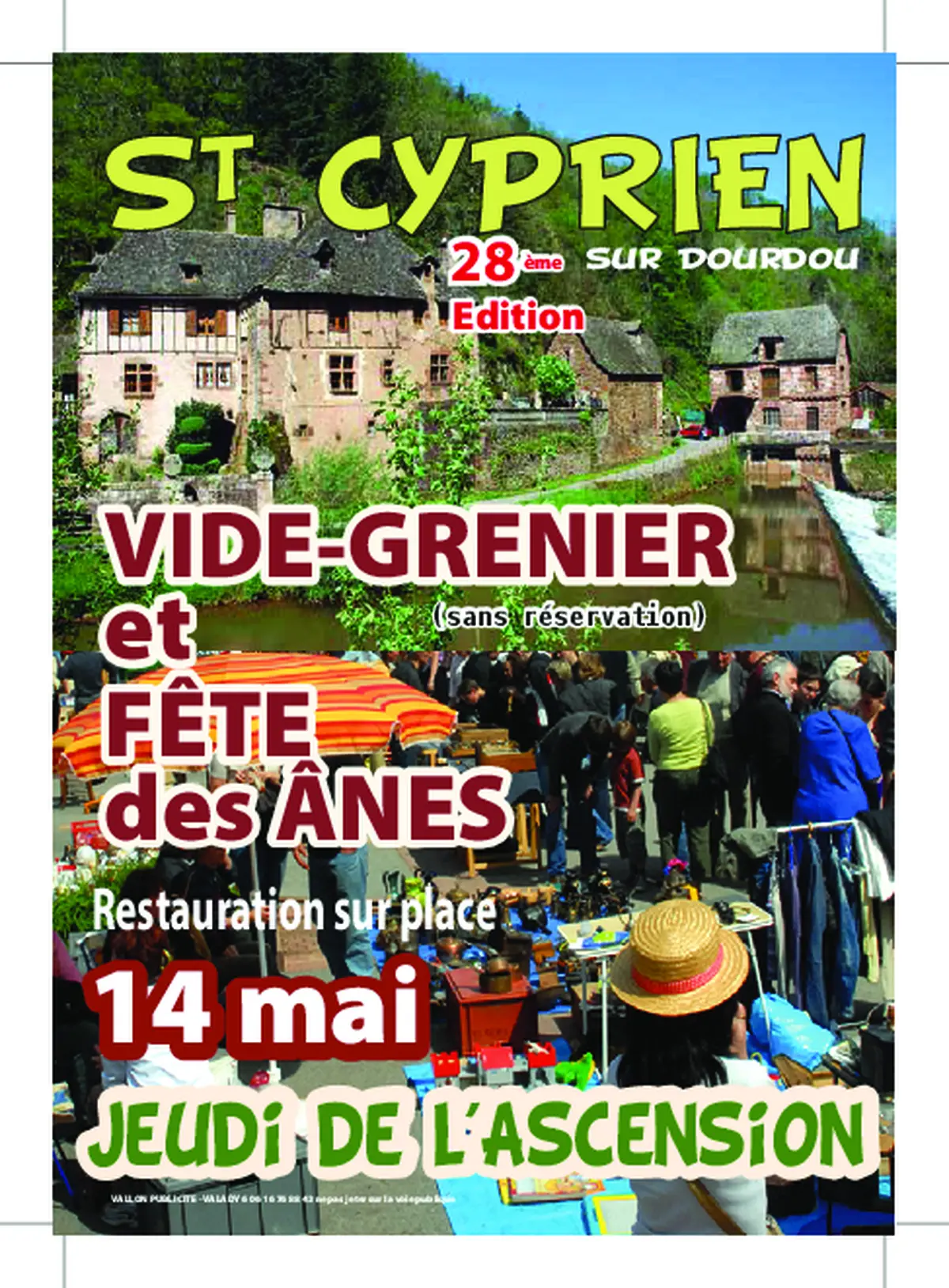 Vide-grenier et Fête des ânes - 28ème édition