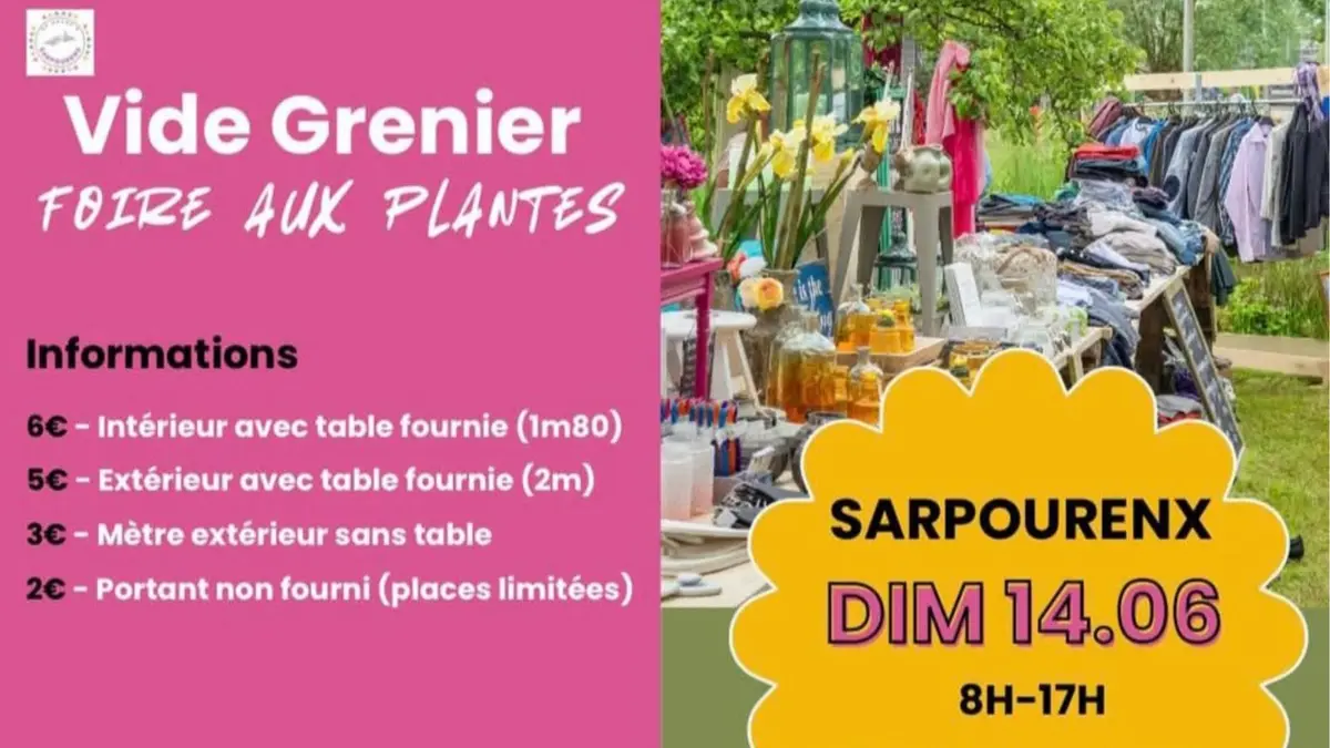 Vide grenier et foire aux plantes